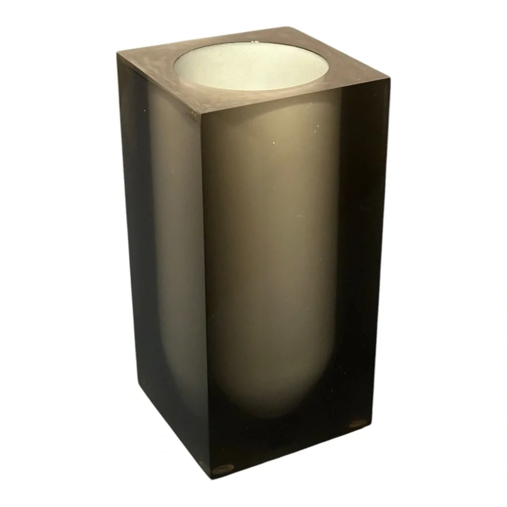 New Jonathan Adler Hollywood Toothbrush Holder Smoke Gray Black New In Box